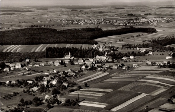 Ak Locherhof Eschbronn Baden Württemberg, Fliegeraufnahme