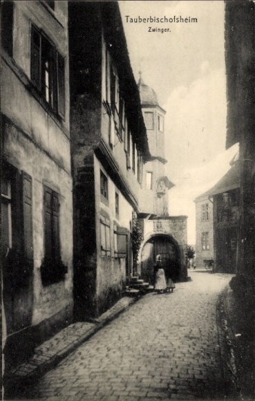 Postcard Tauberbischofsheim in Baden, Zwinger