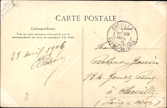 Letters Postcard Versailles Yvelines, Church, Castle, Pavilion