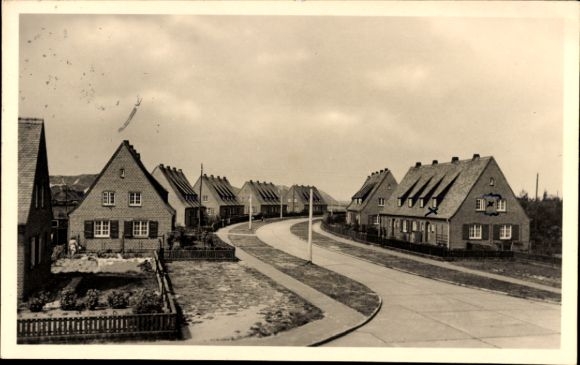 foto Ak Nordseebad List op Sylt, gedeeltelijk zicht, woonwijk