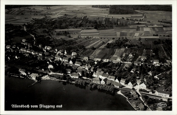 Ak Allensbach am Bodensee, Fliegeraufnahme