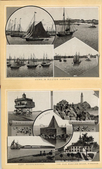 6 photos in the cover, Boston Harbor, John F. Murphy