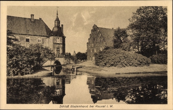 Ak Bladenhorst Castrop Rauxel im Ruhrgebiet, Schloss
