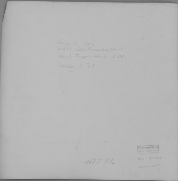 Photo Potsdam, 1912, Albrecht Meydenbauer, Lindenstraße 34a, military orphanage, photogrammetry