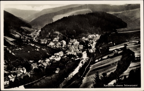 KP Katzhütte w Schwarzatal, panorama
