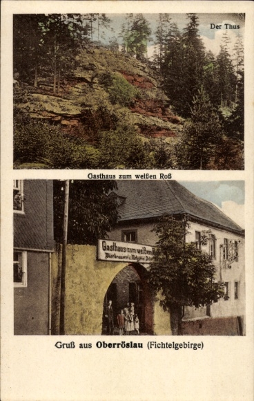 KP Oberröslau Górna Frankonia Bawaria, Gasthaus zum weissen Roß, Tym samym