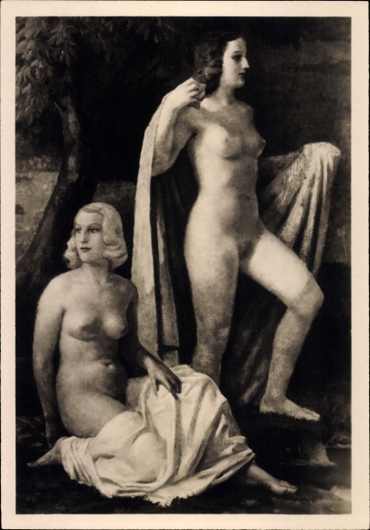 Artist PC Klein, Richard, summer evening, HDK 446, female nude