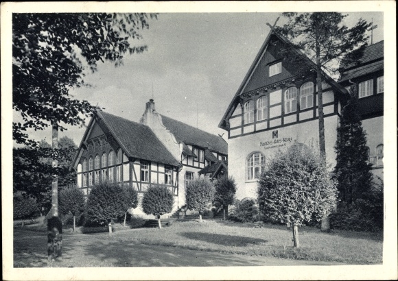 Postcard Bad Bevensen in Lower Saxony, Landesführerschule XI, German Red Cross