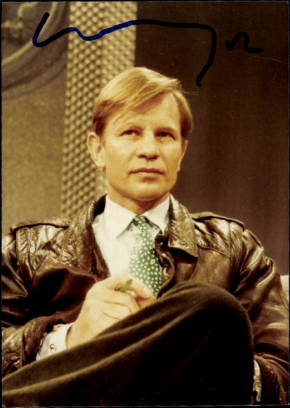 Aktor fotograficzny Michael York, autograf
