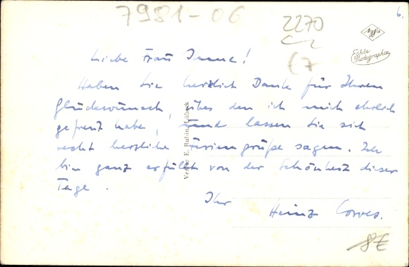 Postcard Nieblum on the island of Foehr North Friesland, Café Rosenhaus