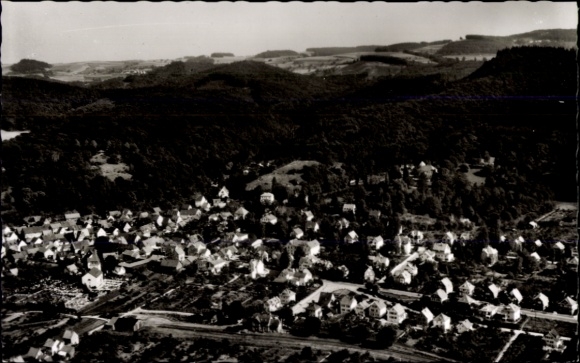 Ak Seeheim Jugenheim an der Bergstraße, Fliegeraufnahme