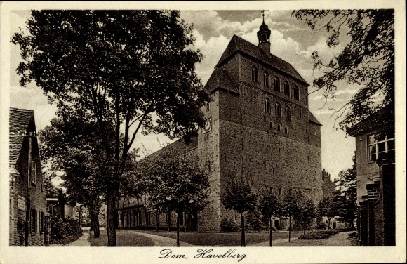 Postcard Havelberg in Saxony Anhalt, the cathedral