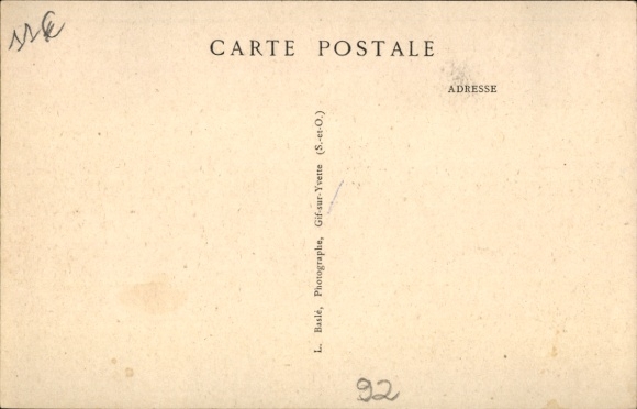 Postcard Le Plessis Robinson Hauts de Seine, Restaurant Au Grand Arbre, terraces, many tables, garden