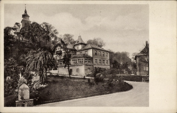 Ak Augustusburg im Erzgebirge, Hotel und Restaurant Waldfrieden,  Max Reuther