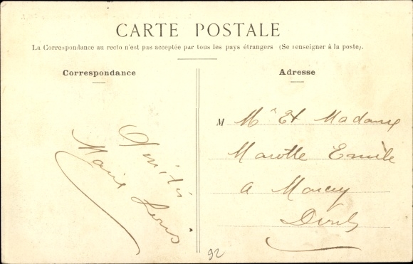 Postcard Malakoff Hauts de Seine, Route de Montrouge