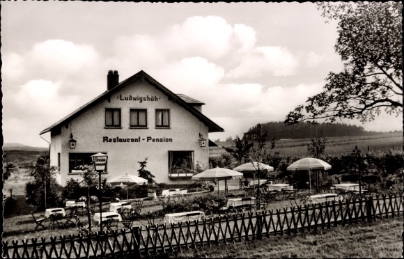 Ansichtkaart Freilingen in het Westerwald, huis Ludwigshöh