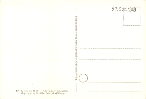 Postcard Inning am Ammersee Upper Bavaria, aerial photograph