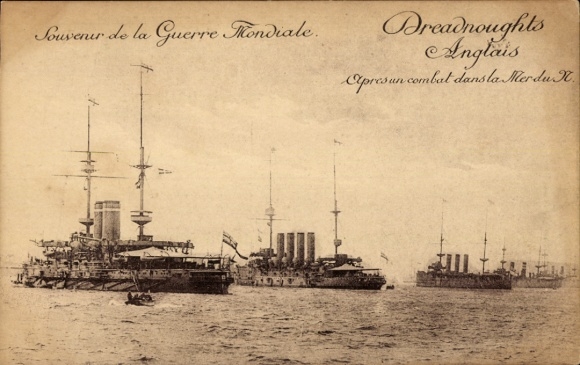 Postcard Warships Great Britain, I. WK