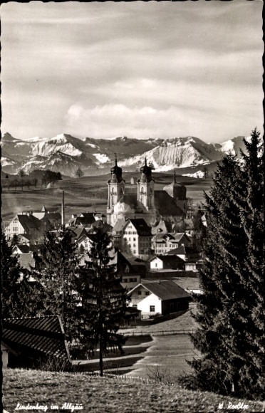 Postcard Lindenberg im Allgäu Swabia, Panorama