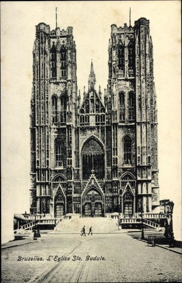 9 old PCs Brussels, Bruxelles, various views