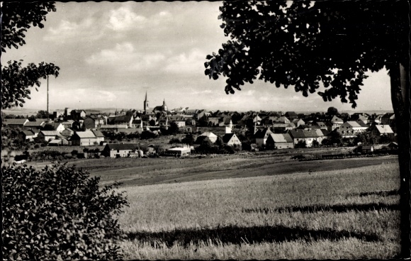 Ansichtkaart Bitburg in de Eifel, panorama