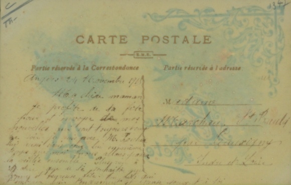 PC Altfriedstein Niederlößnitz Radebeul, front of a PC with a floral motif and...