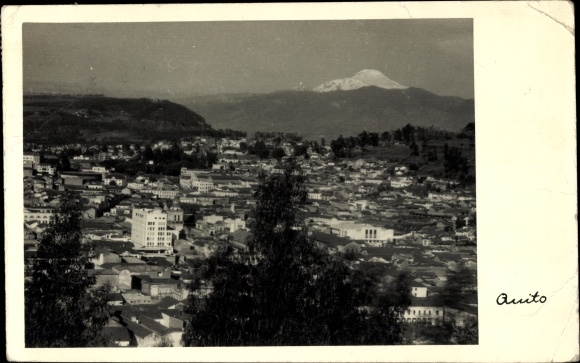 Postcard Quito Ecuador, Panorama