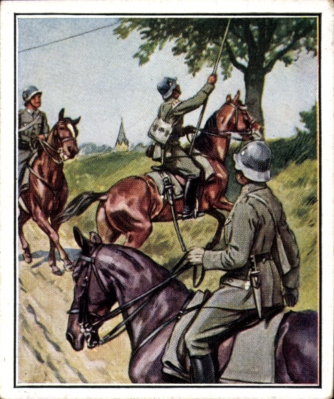 Collector's picture The Imperial Army and its tradition 57 Imperial Army, 2nd Prussia. News department Szczecin