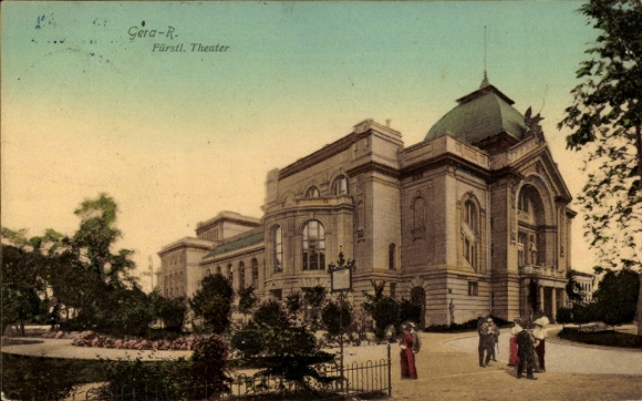 Ak Gera in Thüringen, Fürstliches Theater