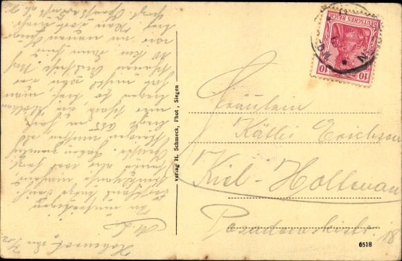 Postcard Netphen in the Siegerland, Forsthaus Hohenroth