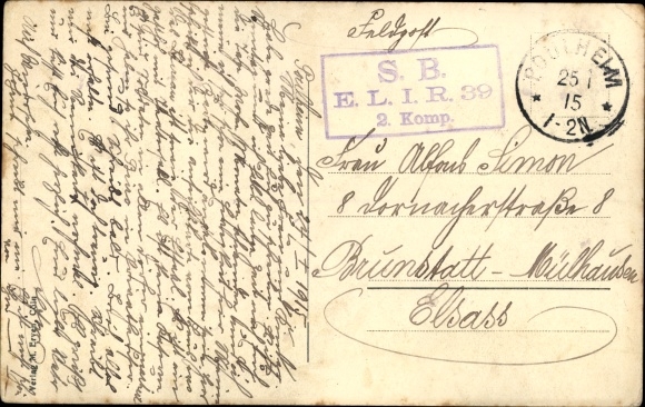 Postcard Poulheim Pulheim North Rhine Westphalia, Inn Germania, Hall