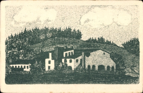 Ak Rautenkranz in Vogtland, Oude Gießerei