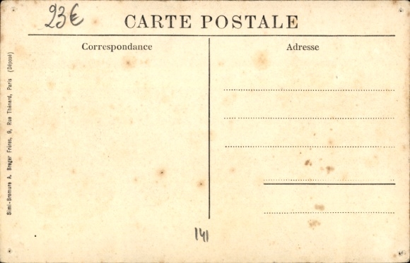 Postcard Joinville Val de Marne, Ecole Normale de Gymnastique, boxer