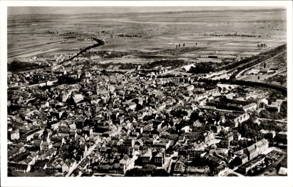 Ak Frankenthal in der Pfalz, Fliegeraufnahme