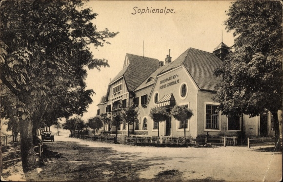 Ak Wien 14. Penzing, Gasthof und Meierei Sophienalpe