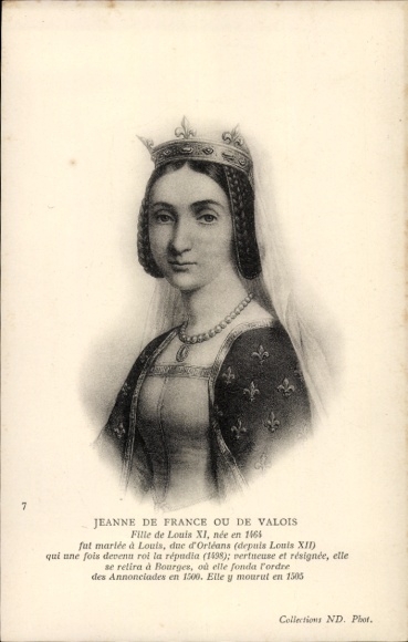 Picture Jeanne de Valois, portrait
