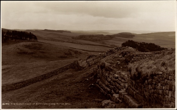 Ak North East England, The Roman Camp of Borcovicus and Roman Wall