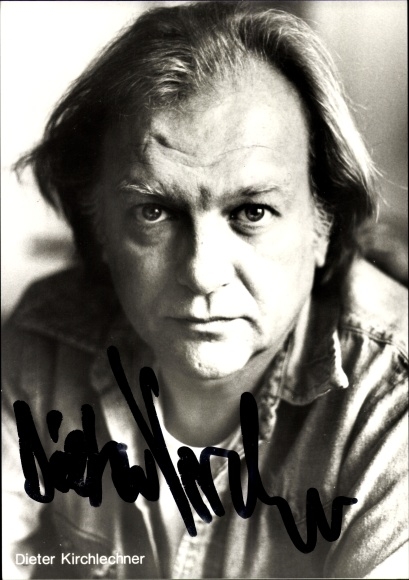 Postcard actor Dieter Kirchlechner, autograph
