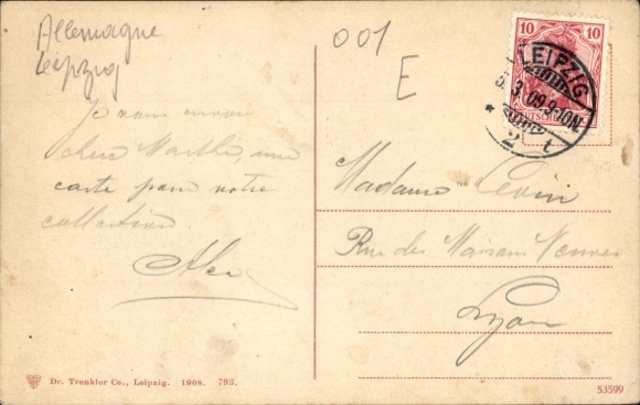 KP z Lipska, Wystawa Sasko-Turyńska 1897, Petersstraße podczas targów hurtowych, vi...