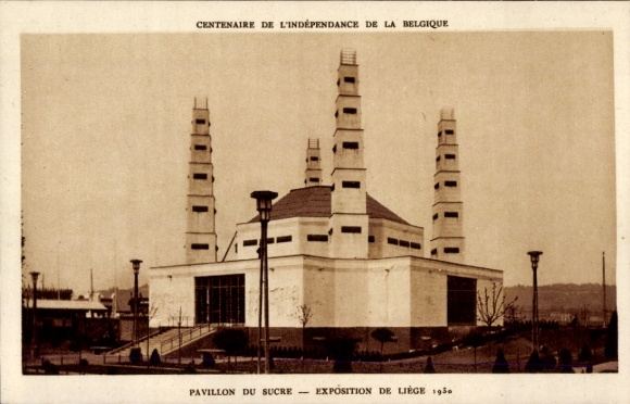 Postcard Liège Liège Wallonia, Exhibition 1930, Pavillon du Sucre