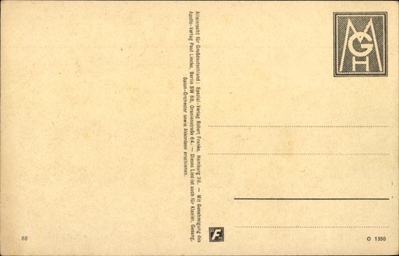 Song Postcard Before the barracks, before the big gate, Lili Marleen, Hans Leip, Norbert Schultze