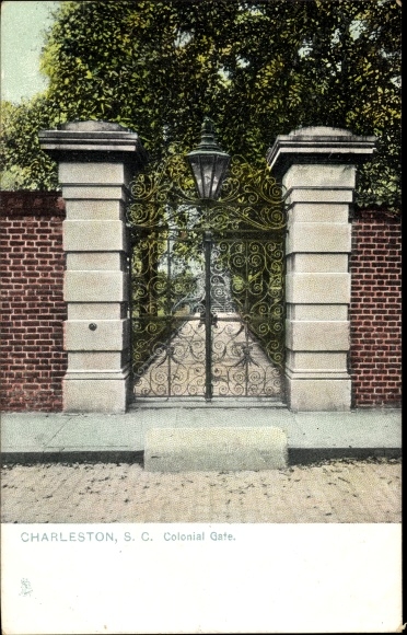 Ak Charleston Zuid-Carolina de V.S., Koloniale Poort