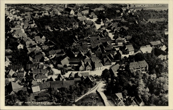Ak Rust in Baden, Fliegeraufnahme
