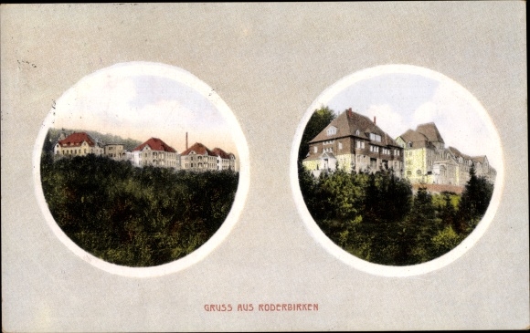 Passepartout PC Roderbirken Leichlingen in the Rhineland, town views
