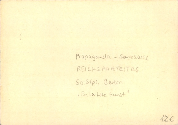 Postal stationery Postcard Nuremberg, Reich Party Rally 1937, Reich Labor Service, workers, RAD march