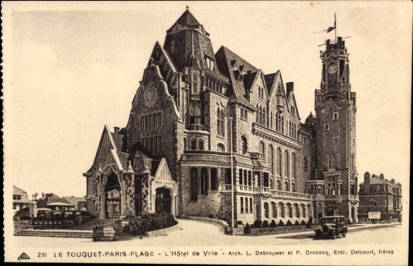 CPA Le Touquet Paris Plage Pas de Calais, Hôtel de Ville