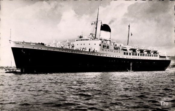 Ak französisches Passagierschiff Maroc