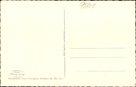 Postcard Culitzsch Wilkau Hasslau in Saxony, municipal office