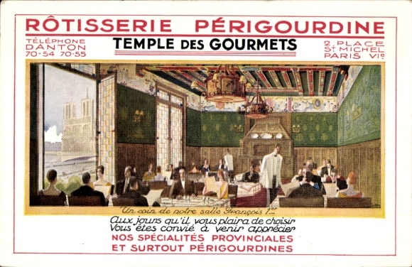 En Parijs VI. District van Luxemburg, Rotisserie Perigourdine, 2, Place St Michel