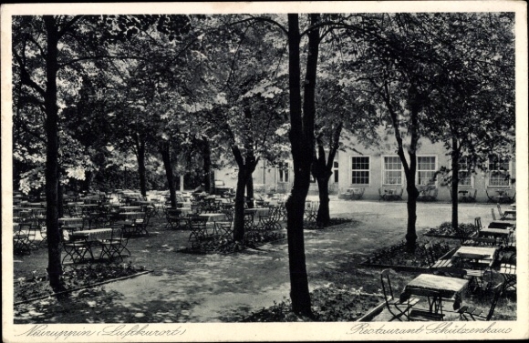 Ak Neuruppin in Brandenburg, Restaurant Schützenhaus am Stadtpark, Inh. Fritz Basche